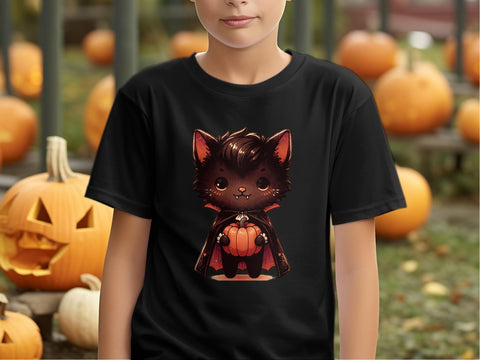 Halloween Vampire Cat Sublimation PNG Sublimation Luvleigh Digitals 