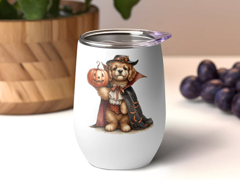 Halloween Vampire Dog Sublimation PNG Sublimation Luvleigh Digitals 