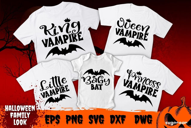 Halloween Vampire Family SVG Bundle SVG SvgOcean 