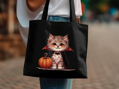 Halloween Vampire Kitten Sublimation PNG Sublimation Luvleigh Digitals 