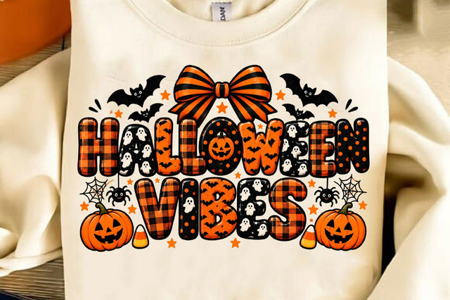 Halloween Vibes PNG, Halloween PNG Sublimation SVGista 