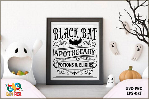 Halloween Vintage Sign Bundle SVG Shetara Begum 