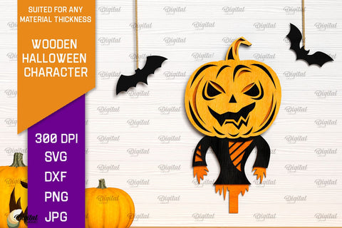 Halloween Wall Decor Laser Cut Bundle. Spooky Halloween SVG SVG Evgenyia Guschina 