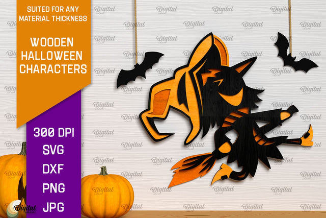 Halloween Wall Decor Laser Cut. Spooky Halloween SVG SVG Evgenyia Guschina 