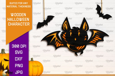 Halloween Wall Decor Laser Cut. Spooky Halloween SVG SVG Evgenyia Guschina 