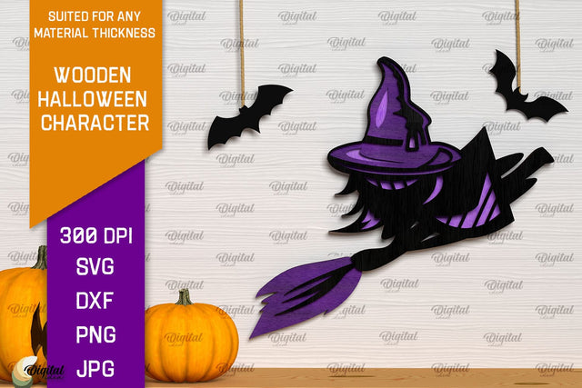 Halloween Wall Decor Laser Cut. Spooky Halloween SVG SVG Evgenyia Guschina 