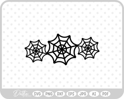 Halloween Webs SVG DottieDigitals 
