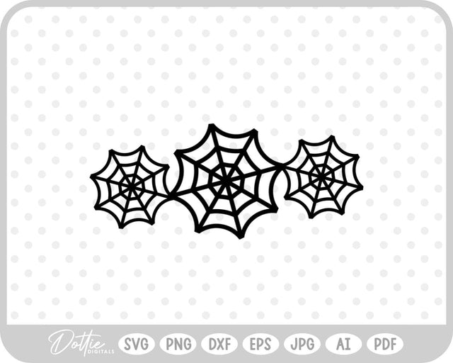 Halloween Webs SVG DottieDigitals 