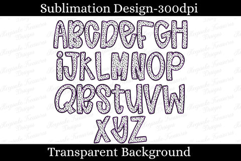 Halloween White Purple Spider Hand Drawn Alpha, Spooky Sublimation Png Alpha Set Sublimation Keepsake Treasures Designs LLC. 
