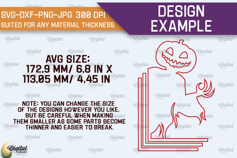 Halloween Window Cling Decor Lasercut. Spooky Halloween SVG SVG Evgenyia Guschina 