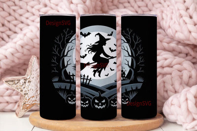 Halloween Witch 20oz Tumbler Wrap Sublimation DesignSVG 