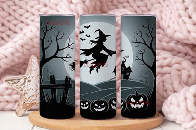 Halloween Witch 20oz Tumbler Wrap Sublimation DesignSVG 