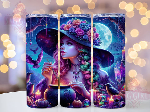 Halloween Witch Cauldron Tumbler, Cauldron Tumbler, Happy Halloween, 20Oz Tumbler Wrap, Sublimation Drinkware, Spooky Aesthetic, Magical Brew Sublimation SvggirlplusArt 