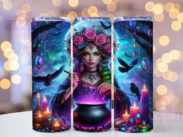 Halloween Witch Cauldron Tumbler, Cauldron Tumbler, Happy Halloween, 20Oz Tumbler Wrap, Sublimation Drinkware, Spooky Aesthetic, Magical Brew Sublimation SvggirlplusArt 