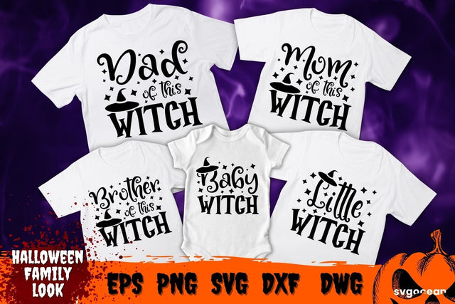 Halloween Witch Family SVG Bundle SVG SvgOcean 