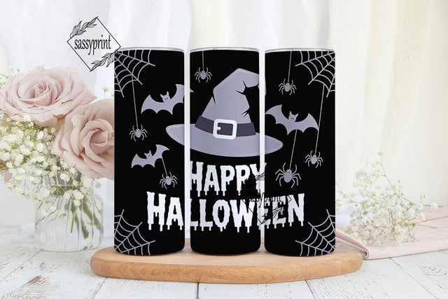 Halloween Witch Hat 20oz Tumbler Wrap Sublimation sassyprint 