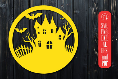 Halloween witch house sign Decor SVG SVG MD JOYNAL ABDIN 