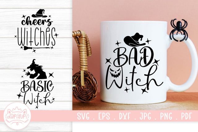 Halloween Witch SVG Cut File SVG dapiyupi store 