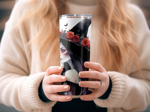 Halloween Witch Tumbler wrap Sublimation Luvleigh Digitals 