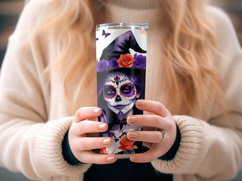 Halloween Witch Tumbler wrap Sublimation Luvleigh Digitals 