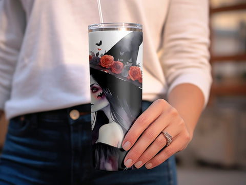 Halloween Witch Tumbler wrap Sublimation Luvleigh Digitals 