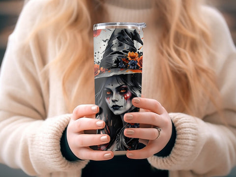 Halloween Witch Tumbler wrap Sublimation Luvleigh Digitals 