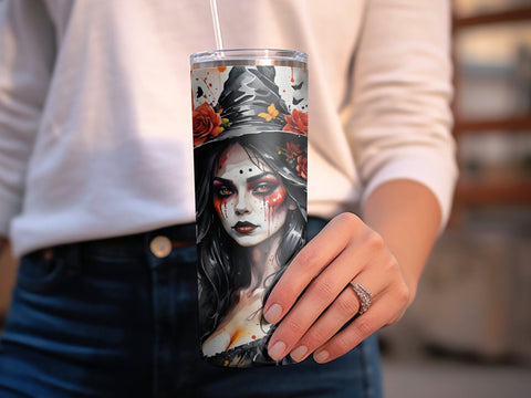Halloween Witch Tumbler wrap Sublimation Luvleigh Digitals 
