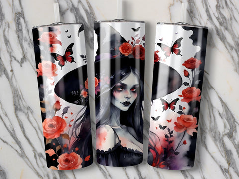 Halloween Witch Tumbler wrap Sublimation Luvleigh Digitals 