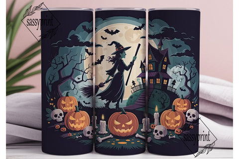Halloween Witch Tumbler Wrap Sublimation sassyprint 