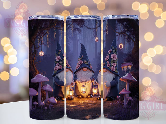 Halloween Witchy Gnome Tumbler Wrap, Halloween Tumbler Wrap, Gnome Sublimation Design, 20Oz Skinny Tumbler, Fall Witch Tumbler, Spooky Gnome Wrap, Halloween Drinkware Sublimation SvggirlplusArt 