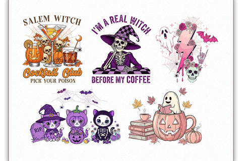 Halloween Witchy Tote Bag PNG Bundle Sublimation Shetara Begum 