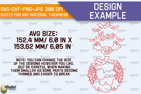 Halloween Wreaths Laser Cut Bundle. Halloween Decor SVG SVG Evgenyia Guschina 