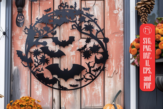 Halloween Wreaths Laser Cut SVG SVG MD JOYNAL ABDIN 