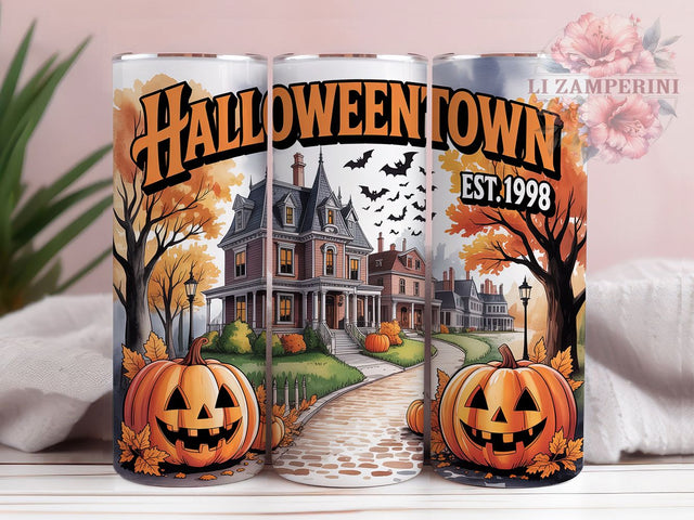 Halloweentown Est 1998 Spooky Witch Tumbler, Est 1998, Halloween Tumbler, Spooky Wrap, Witchy Design, Sublimation Cup, 20Oz Tumbler Sublimation Li Zamperini 