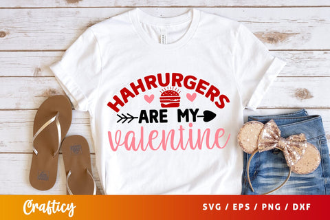 Hamburgers Are My Valentine SVG Design SVG Designangry 