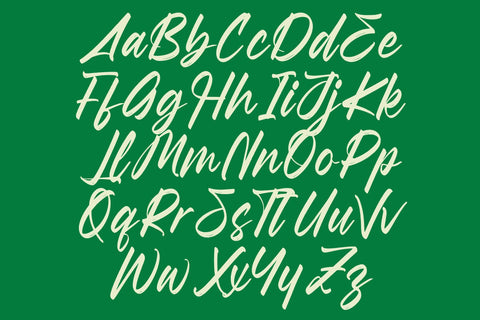 Hamilton Brittany - Bold Brush Font Font Letterena Studios 