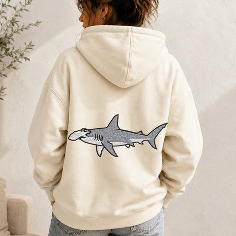 Hammerhead Shark Embroidery Design – Ocean Predator Sea Life Shark Machine Embroidery File Embroidery/Applique DESIGNS PatternFeed8 