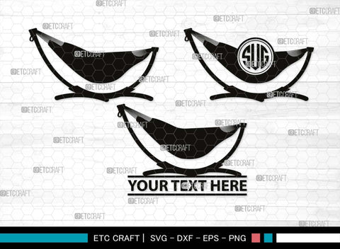 Hammock Monogram, Hammock Silhouette, Hammock SVG, Summer Hammock Svg, Palm Tree Svg, Beach Hamak Svg, Relax Hammock Svg, SB00499 SVG ETC Craft 