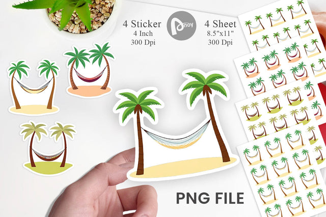 Hammock Sticker Sublimation artnoy 