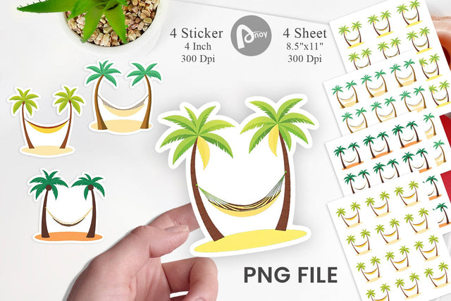 Hammock Sticker Sublimation artnoy 