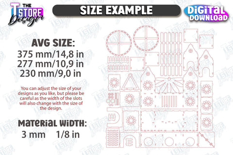 Hamster House Laser Cut Bundle | Small Pets Supplies | Home Pets | CNC Files SVG The T Store Design 