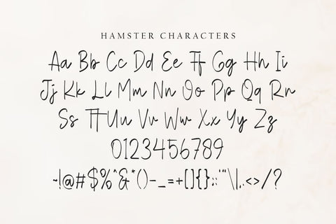 Hamster - Natural Handwritten Font Font Masyafi Studio 