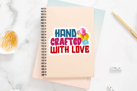 Hand crafted Sticker Design Sublimation Regulrcrative 