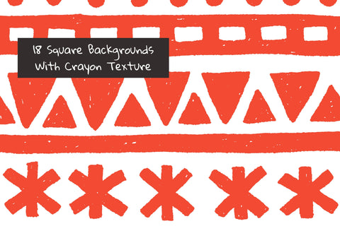 Hand Drawn Christmas Square Shapes (Backgrounds) Digital Pattern Rin Green 