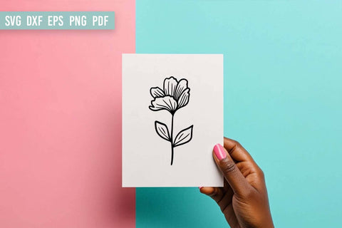 Hand Drawn Flower SVG File | Wildflowers SVG Bundle SVG Irina Ostapenko 