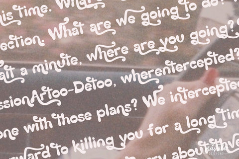 Hand Drawn Groovy Retro Font - Vintage Babe | Modern Retro Font Font Mastilo Designs 