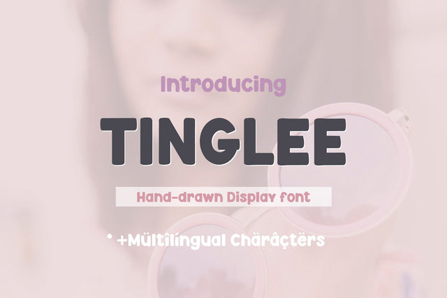 Hand Drawn Sans Serif Font - Tinglee, Handwritten Font Font Mastilo Designs 