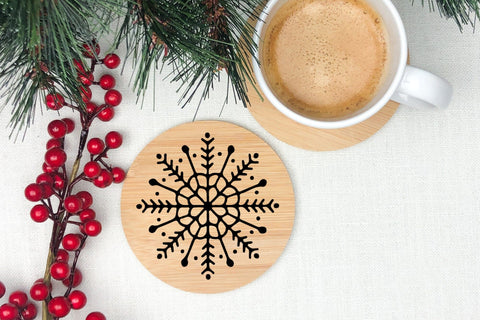 Hand drawn snowflakes SVG bundle. Winter decorations SVG LaBelezoka 