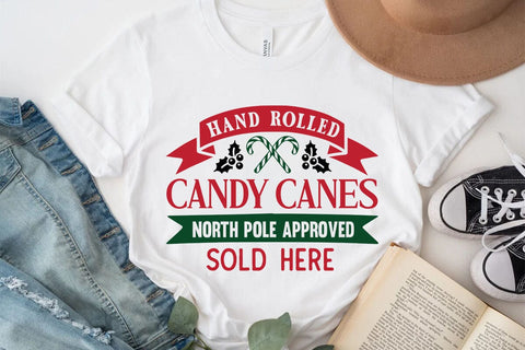 Hand Rolled Candy Canes North Pole Approved Sold Here SVG Angelina750 