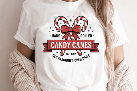 Hand Rolled Candy Canes SVG Angelina750 